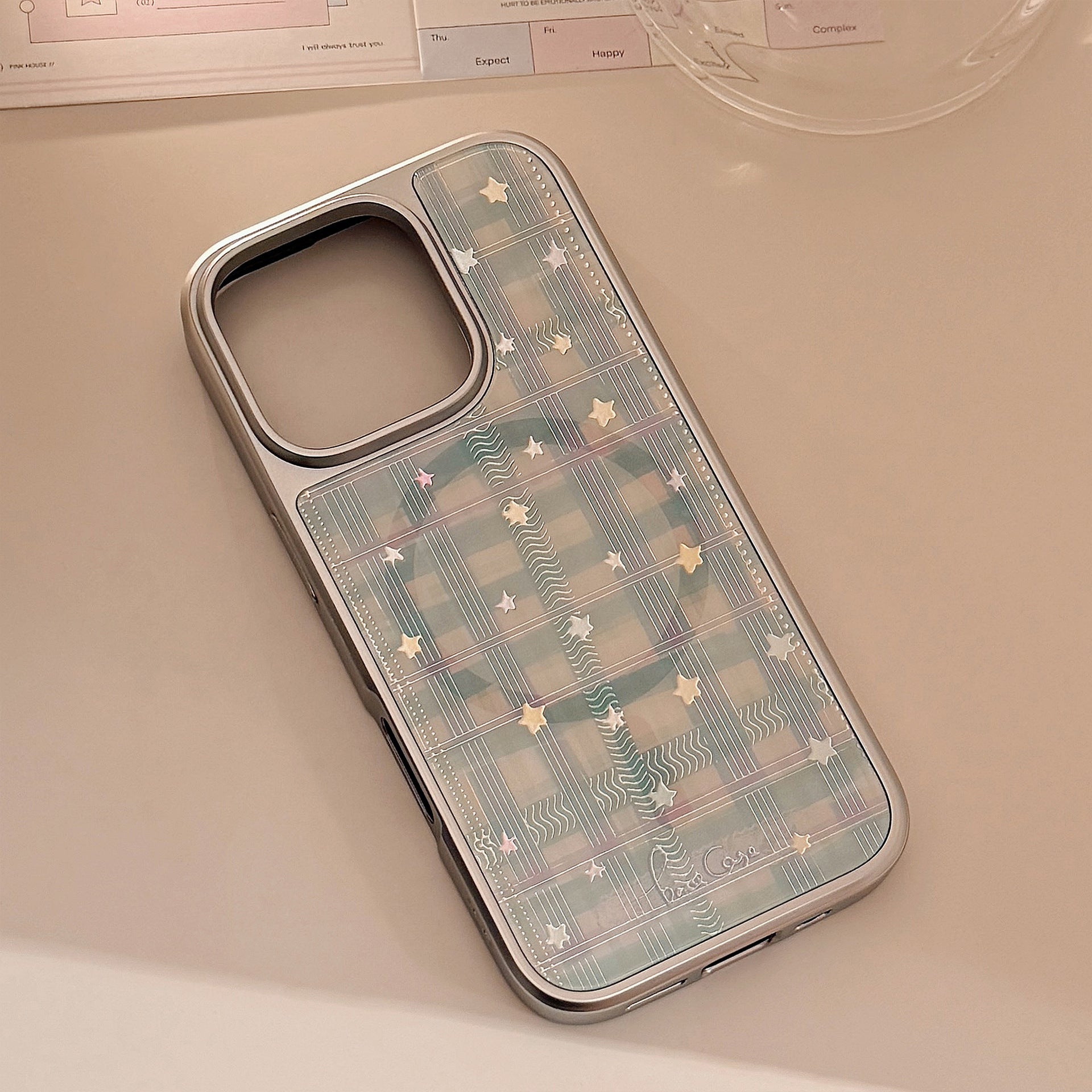 Gilding Phone Case Rotating Bow Magnetic Bracket