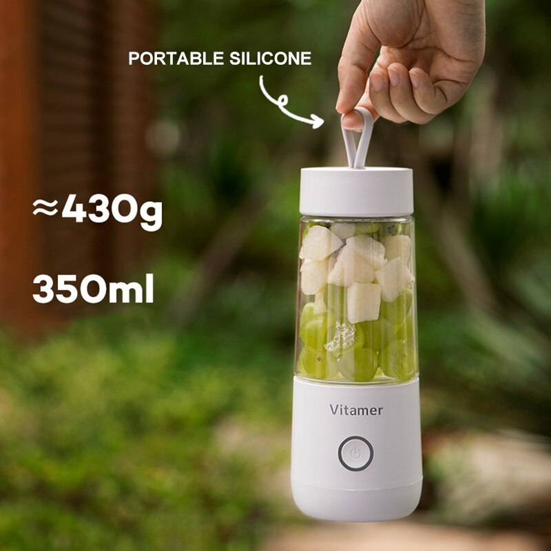 350ml Portable Blender Juicer Electric USB rechargeable